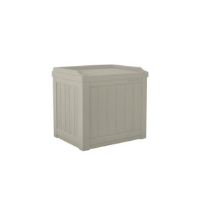 Suncast Garden Storage box with seat Taupe