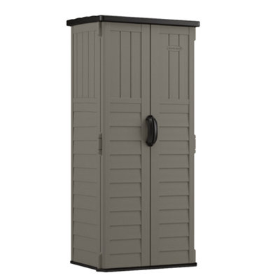 Suncast - Mannington Slim Tool Shed Stoney Grey