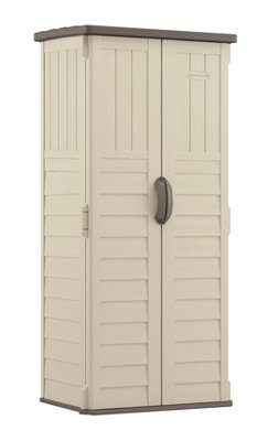 Suncast - Mannington Slim Tool Shed Vanilla