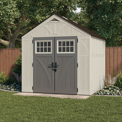 Suncast - Tremont '4' 8 x 7ft Plastic Shed | DIY at B&Q