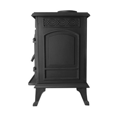 SunDaze 10KW Woodburning Multifuel Stove Cast Iron Log Wood Burner Defra Eco Design - 3