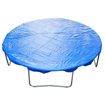 SunDaze 13FT Trampoline Cover Accessories Universal Rain Dust Protective UV Resistant Guard Round Blue Outdoor