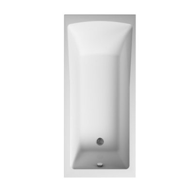 SunDaze 1400 x 700mm Gloss White Acrylic Single Ended Rectangular Straight Bath Price Comparisons | Compare The Build
