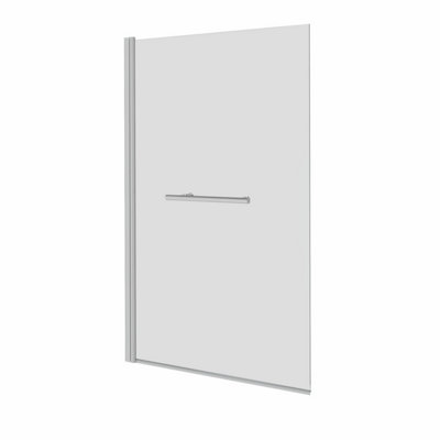 SunDaze 1600 x 700mm Rectangular Shower Bath Tub with Pivot Glass ...