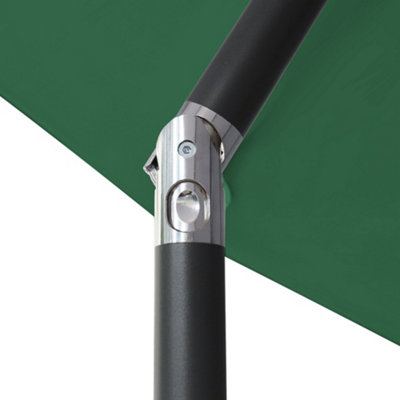 SunDaze 2.5M Green Garden Parasol Sun Shade Umbrella with Crank Handle & Tilt Mechanism - 4
