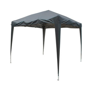 SunDaze 2.5x2.5m Pop Up Gazebo Top Cover Replacement Only Canopy Roof Cover Anthracite