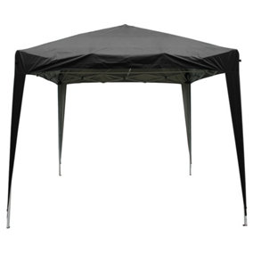 SunDaze 2.5x2.5m Pop Up Gazebo Top Cover Replacement Only Canopy Roof Cover Black
