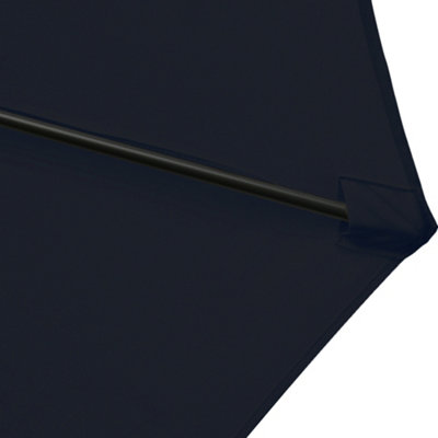 SunDaze 3M Black Cantilever Garden Banana Parasol with Adjustable Crank Patio Shade - 4