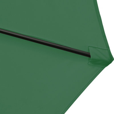 SunDaze 3M Green Cantilever Garden Banana Parasol with Adjustable Crank Patio Shade - 4