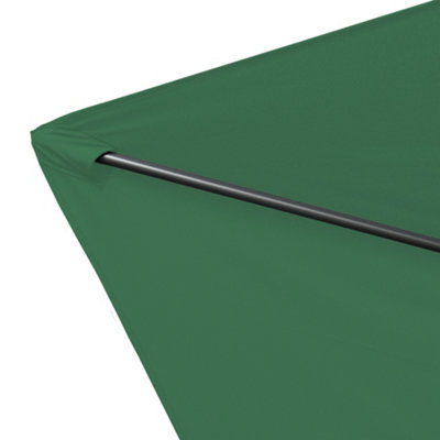 SunDaze 3M Green Garden Parasol Sun Shade Umbrella with Crank Handle & Tilt Mechanism - 4