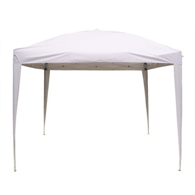 SunDaze 3x3M White Pop Up Gazebo Tent Outdoor Garden Shelter Folding Marquee Canopy with Frame (No Side Panels)