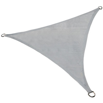 SunDaze 3x3x3m Sun Shade Sail Triangle HDPE Breathable UV Block ...