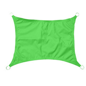 SunDaze 4x3m Rectangle Light Green Sun Shade Sail Outdoor Garden Patio Sunscreen UV Block With Free Rope