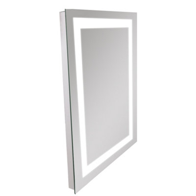 SunDaze 500 x 700mm LED Bathroom Mirror Lights Button Switch Demister ...