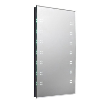 SunDaze 500 x 700mm LED Bathroom Mirror Lights with Demister Pad Button ...
