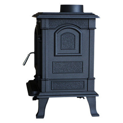 SunDaze 8KW Woodburning Stove Cast Iron Log Burner Fireplace Eco Design Dafra Approved Black - 3