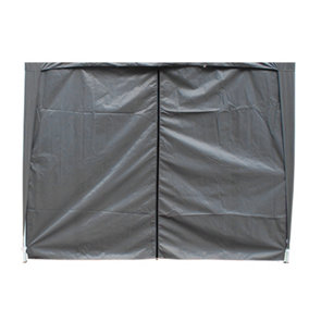 SunDaze Anthracite Side Panel with Zipper for 2.5x2.5M Pop Up Gazebo Tent 1 Piece