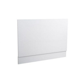 SunDaze Bath Panel Bathroom Moisture Resistant Wood MDF End Bath Panels Gloss White 750mm