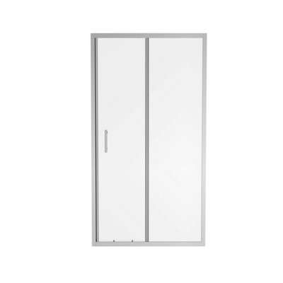 SunDaze Bathroom Shower Enclosure Cubicle 1000mm Sliding Door with 700mm Side Panel Screen