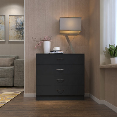 SunDaze Chest of Drawers Bedroom Furniture Bedside Cabinet with Handle ...