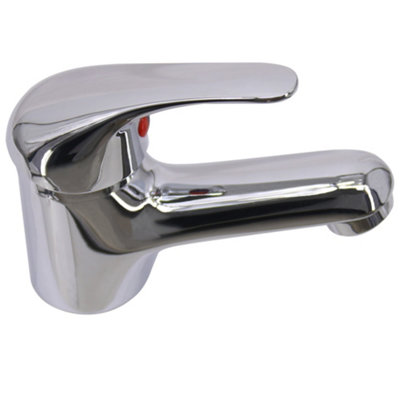 SunDaze Chrome Basin Sink Mixer Tap Small Modern Bathroom Lever Faucet