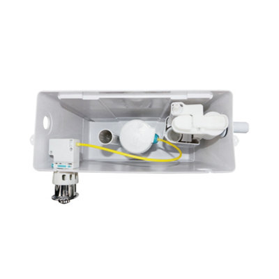 SunDaze Concealed WC Toilet Cistern with Compact Dual Flush Top Access