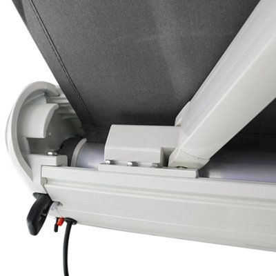 SunDaze Full Cassette Electric Remote Controlled Retractable Awning ...