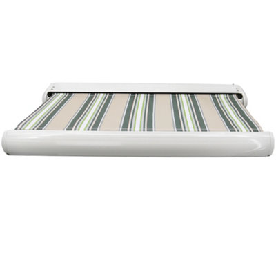 SunDaze Full Cassette Electric Remote Controlled Retractable Awning ...