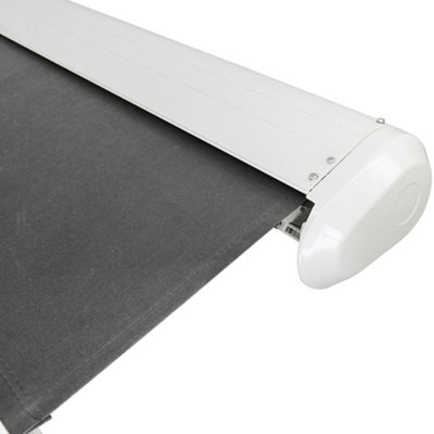 SunDaze Full Cassette Electric Remote Controlled Retractable Awning ...
