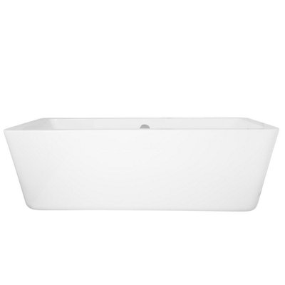 SunDaze Gloss White Acrylic 1755 x 760mm Rectangle Shower Bath Double Ended