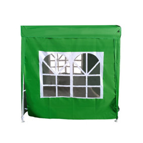 SunDaze Green Side Panel with Window for 2x2M Pop Up Gazebo Tent 1 Piece