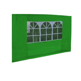 SunDaze Green Side Panel with Window for 3x3M Pop Up Gazebo Tent 1 Piece