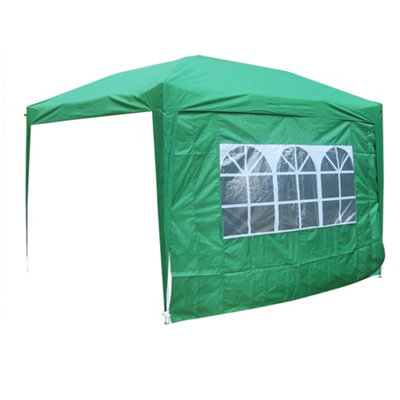 SunDaze Green Side Panel with Window for 3x3M Pop Up Gazebo Tent 1 Piece - 3