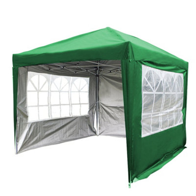 SunDaze Green Side Panel with Window for 3x3M Pop Up Gazebo Tent 1 Piece - 5