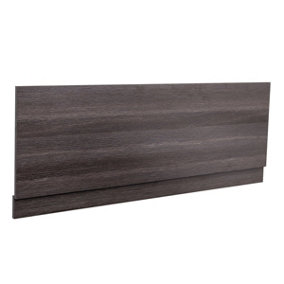 SunDaze Grey 1700mm Moisture Resistant Wooden MDF Front Bath Panel for Bathroom Soaking Bathtub