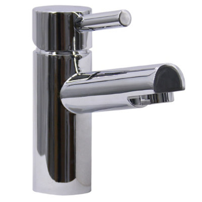 SunDaze Mini Chrome Basin Sink Mixer Tap Modern Cloakroom Bathroom Lever Faucet - 3