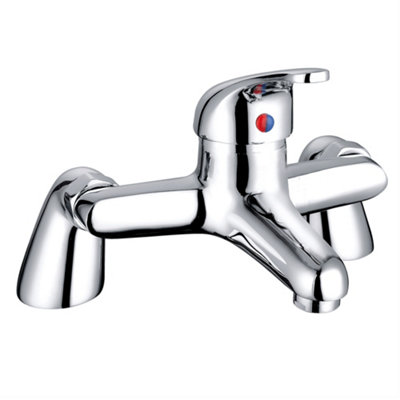 SunDaze Modern Bath Filler Mixer Tap Chrome Bathroom Tub Faucet Chrome