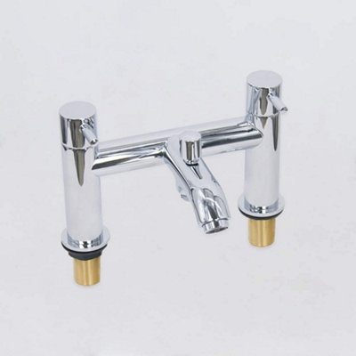 SunDaze Modern Chrome Bath Shower Mixer Tap with Hand Held Shower Head Set