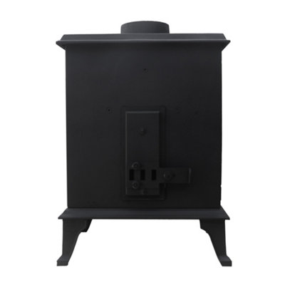 SunDaze Multifuel Stove 7KW Woodburning Fireplace Cast Iron Eco Design Defra Approved - 4