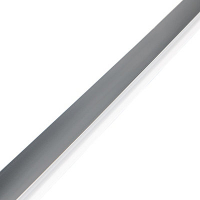 SUNDAZE PVC SILVER COVING TRIM FOR 8MM SHOWER WALL PANELS 2.7M, PACK OF 3