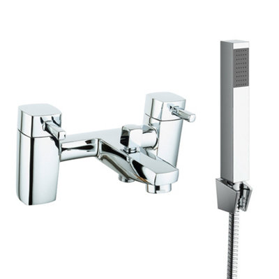 SunDaze Square Bath Shower Mixer Tap with Modern Bathroom Shower Head Price Comparisons | Compare The Build