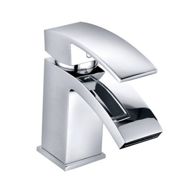 SunDaze Stylish Basin Mixer Tap Bathroom Sink Faucet Chrome