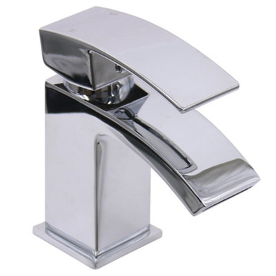 SunDaze Stylish Basin Mixer Tap Bathroom Sink Faucet Chrome