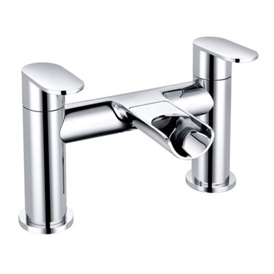 SunDaze Waterfall Bath Filler Tap Chrome Bathroom Lever Faucet