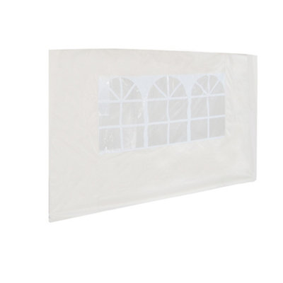 SunDaze White Side Panel with Window for 3x3M Pop Up Gazebo Tent 1 Piece - 4