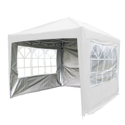 SunDaze White Side Panel with Window for 3x3M Pop Up Gazebo Tent 1 Piece - 5