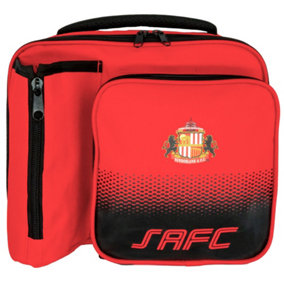 Sunderland AFC Fade Lunch Bag Red/Black (One Size)
