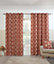 Sundour Esher Light Filtering Curtains Orange 46x54"