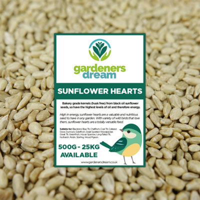 Sunflower Hearts Wild Bird Food (25kg)