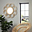 Sunflower Large Rattan Mirror in Natural (H)79cm x (W)79cm